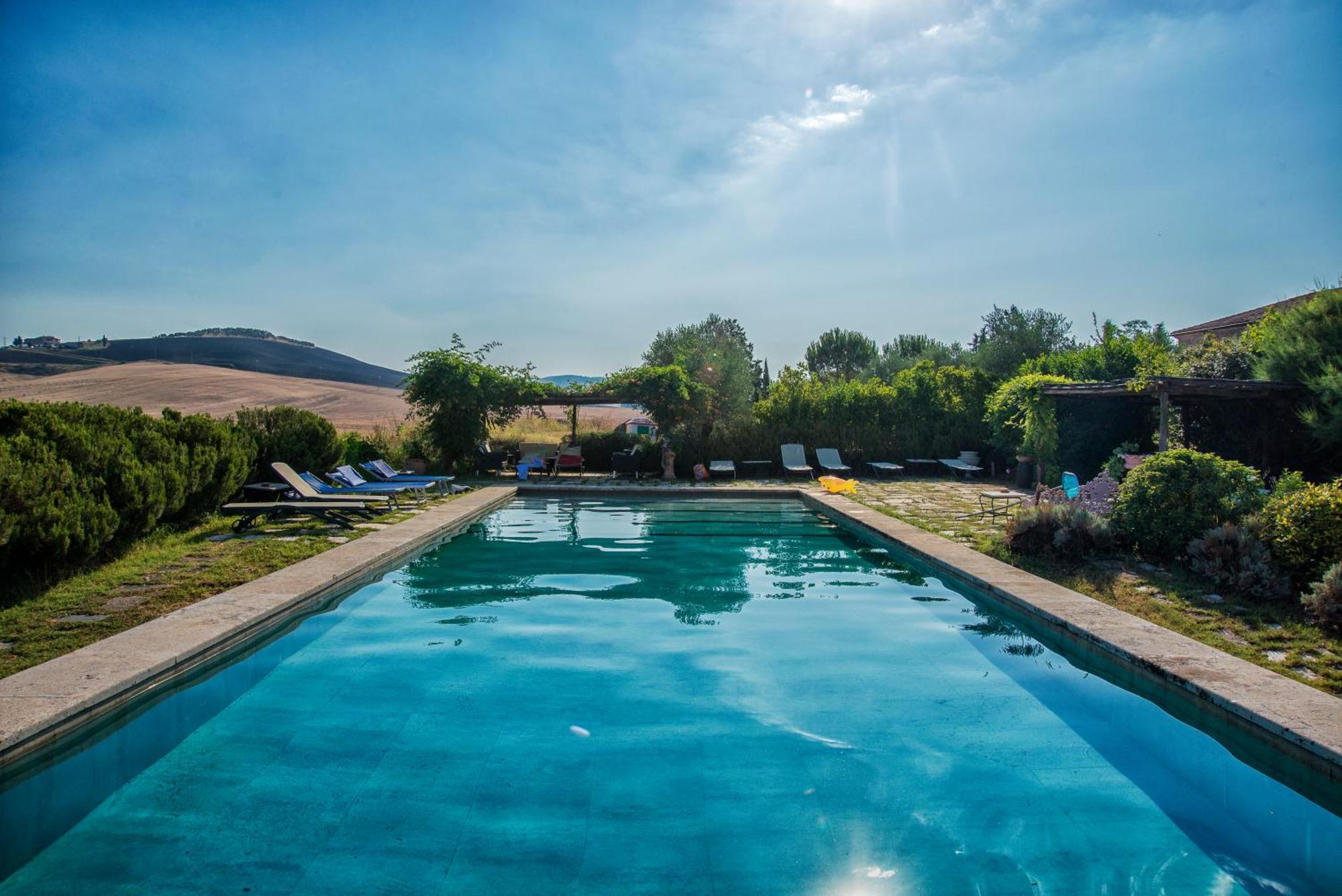 Agriturismo Le Sorbelle D'Orcia Con Piscina Pienza Exteriör bild
