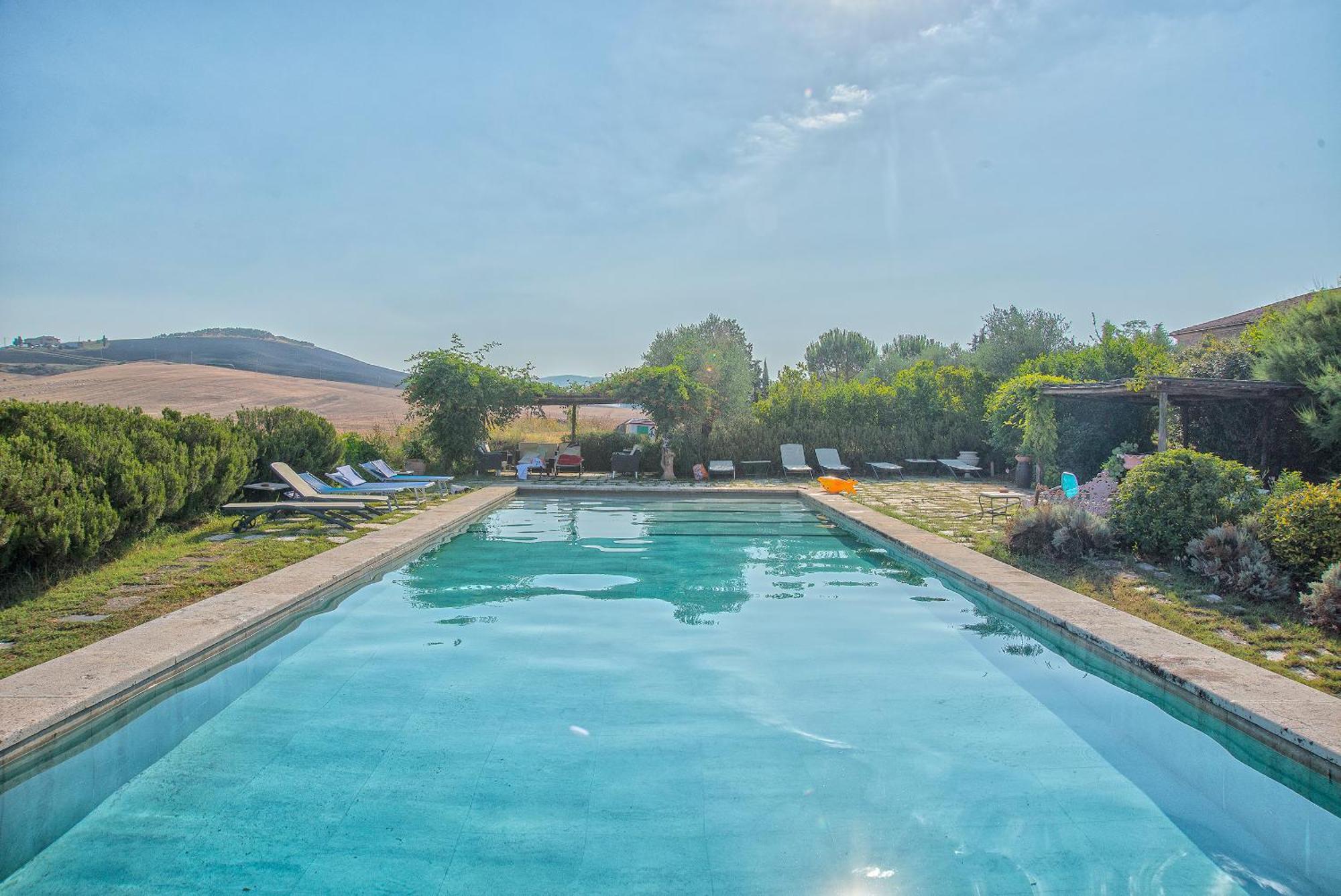 Agriturismo Le Sorbelle D'Orcia Con Piscina Pienza Exteriör bild