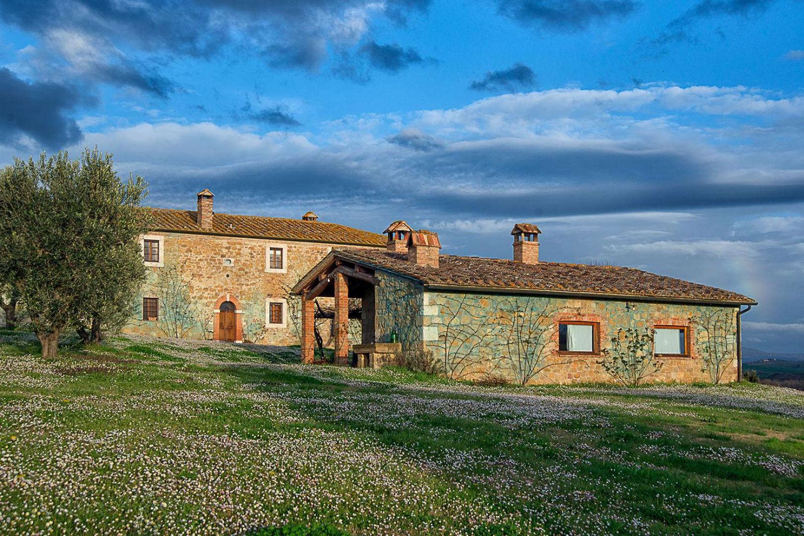 Agriturismo Le Sorbelle D'Orcia Con Piscina Pienza Exteriör bild