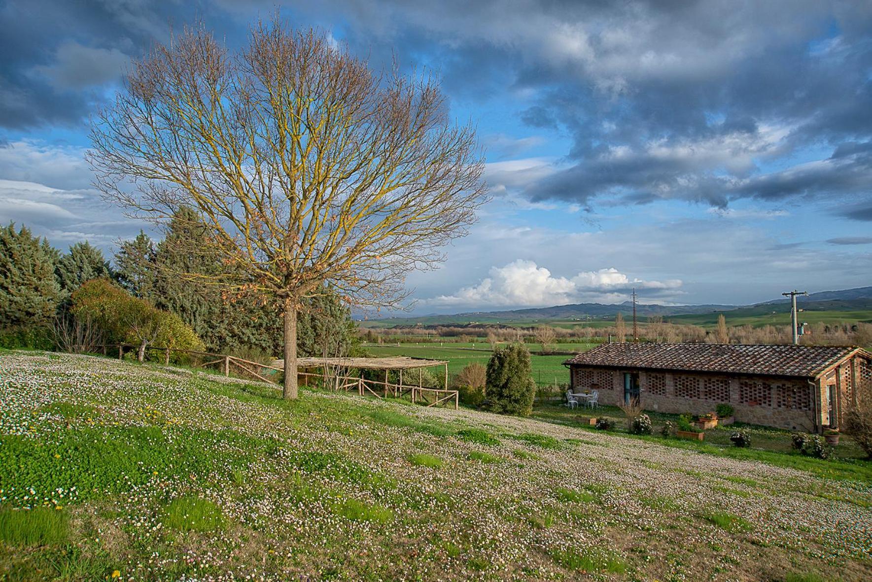 Agriturismo Le Sorbelle D'Orcia Con Piscina Pienza Exteriör bild