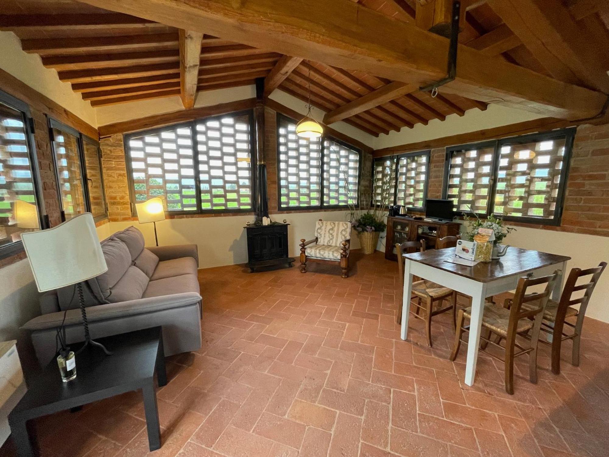 Agriturismo Le Sorbelle D'Orcia Con Piscina Pienza Exteriör bild