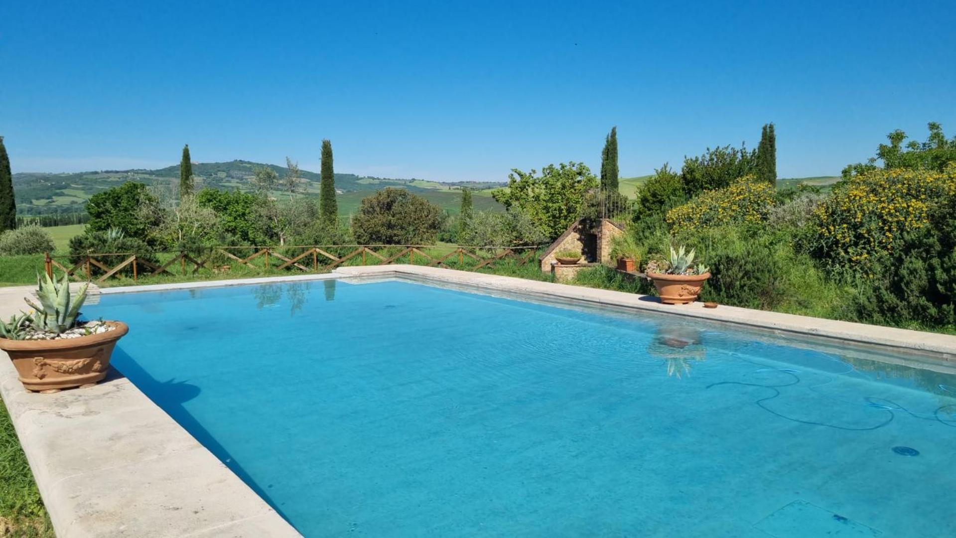 Agriturismo Le Sorbelle D'Orcia Con Piscina Pienza Exteriör bild