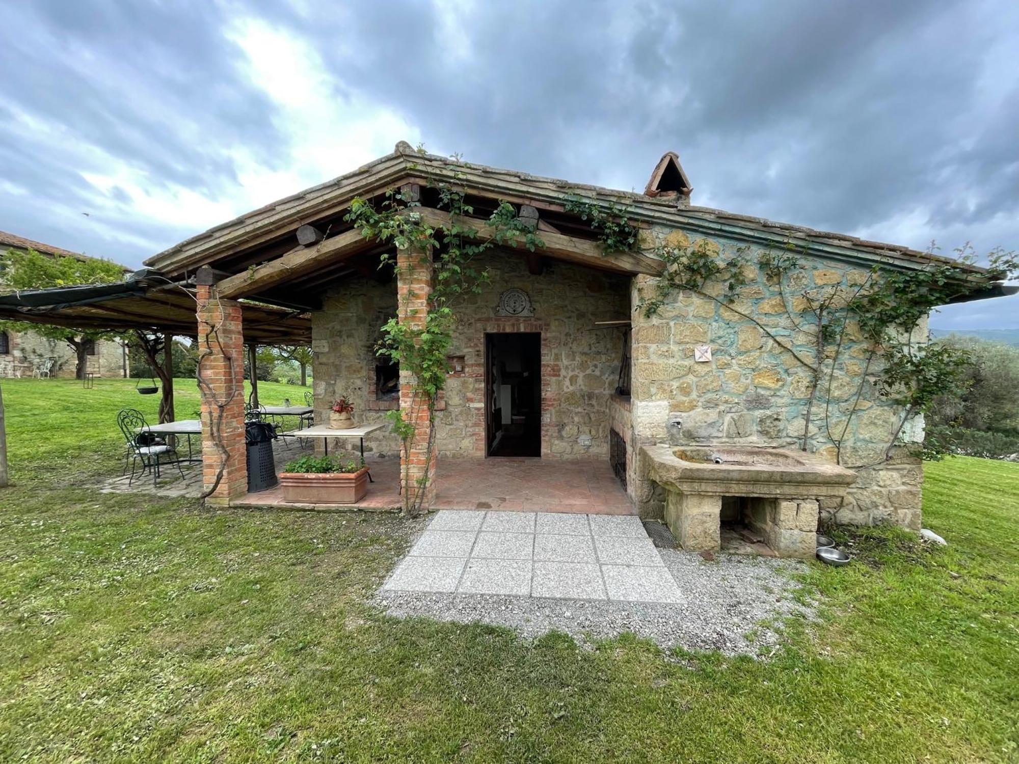 Agriturismo Le Sorbelle D'Orcia Con Piscina Pienza Exteriör bild